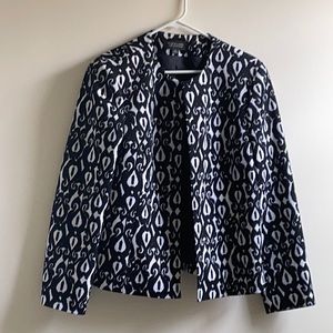 Black and white jacket